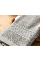 Deluxe Cotton Low Twist Hand Towel 30x50 Cm Gray - Swordslife