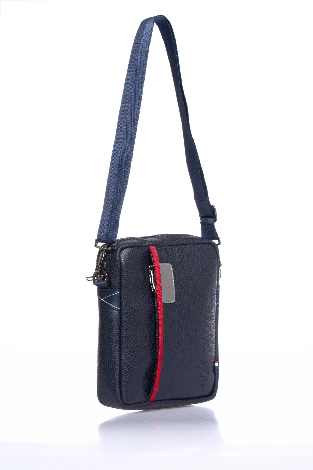 Plevr21621 Navy Blue Men's Shoulder Bag