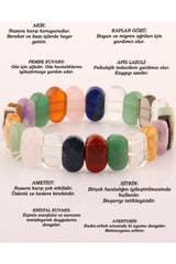 Certified Chakra Bracelet-amethyst-pink Quartz-agate-tiger's Eye-aventurine-Crystal Quartz-lapis - Swordslife