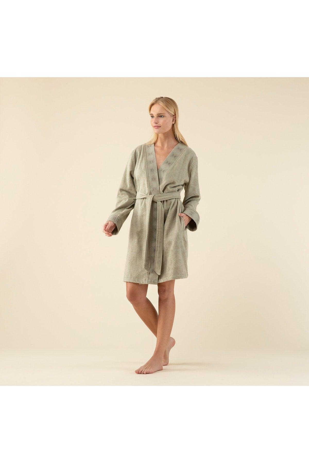 Marigold Unisex Bathrobe Green - Swordslife