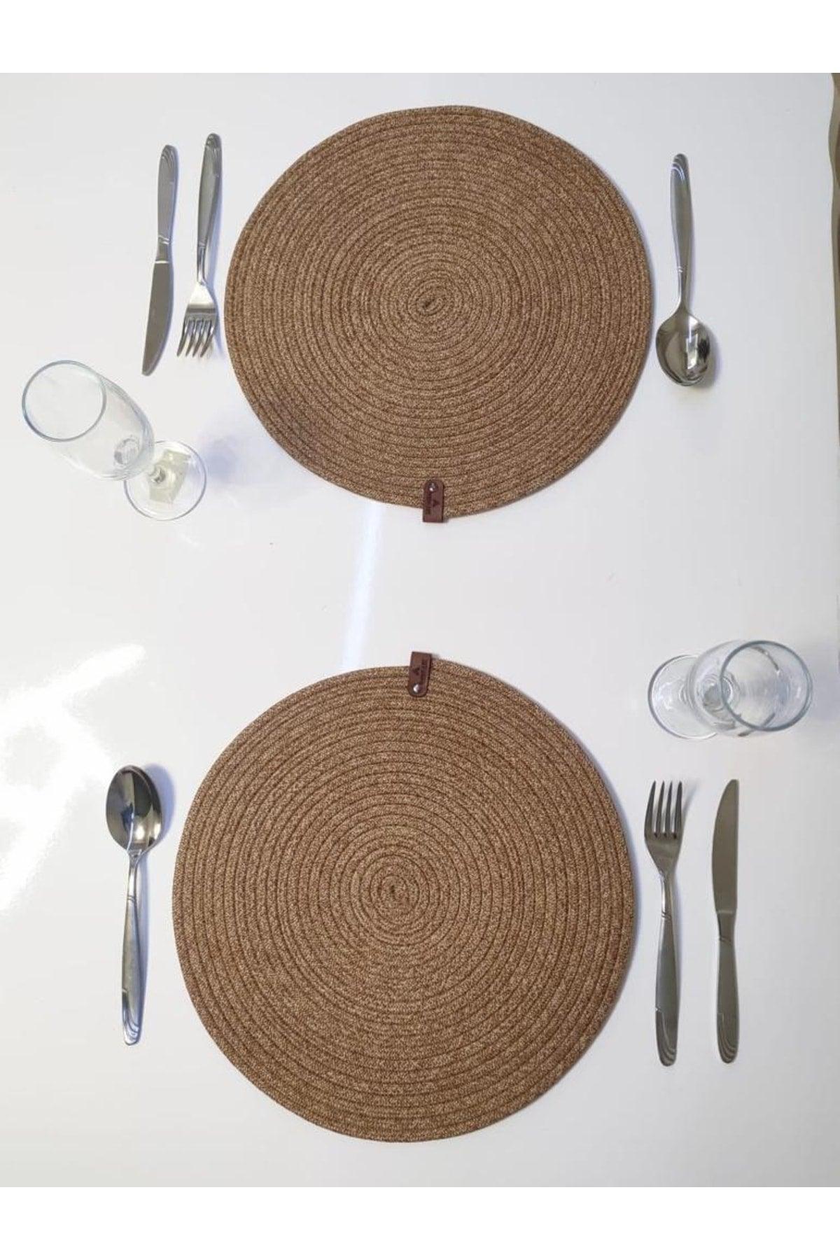 Decorative Snail Jute Woven Cover Table Placemat - Swordslife