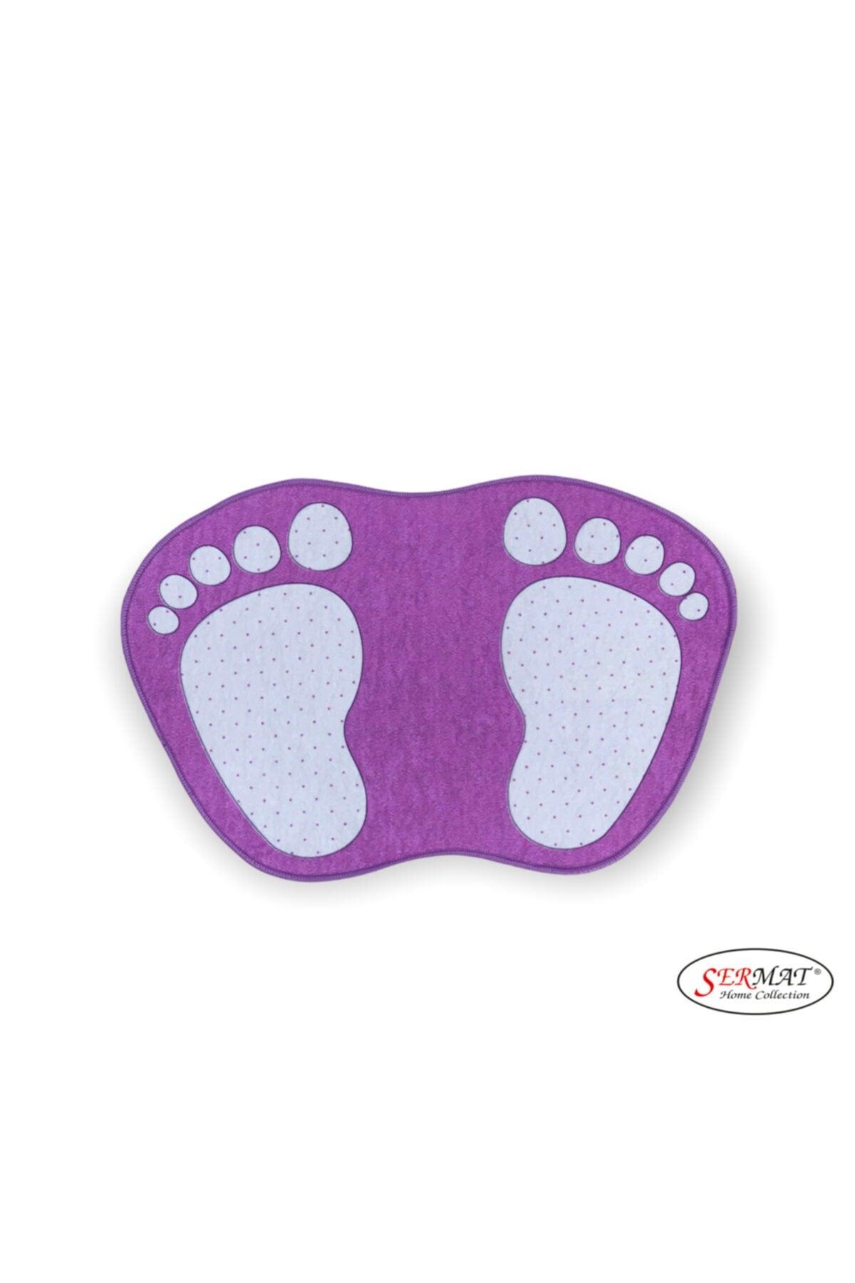 Footprint Pattern Bath Mat 40cmx60cm - Swordslife