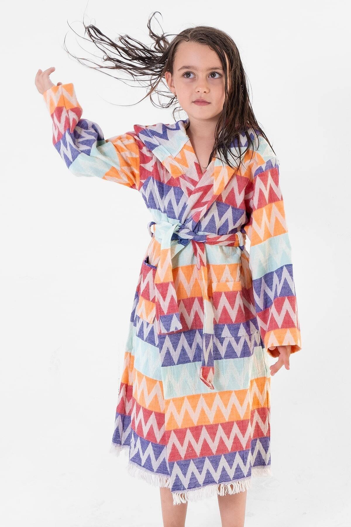 Child Loincloth Zigzag Bathrobe - Swordslife