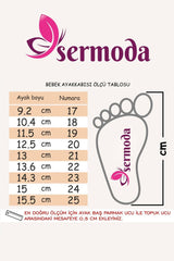 Bow Stone Detail Baby Flats White
