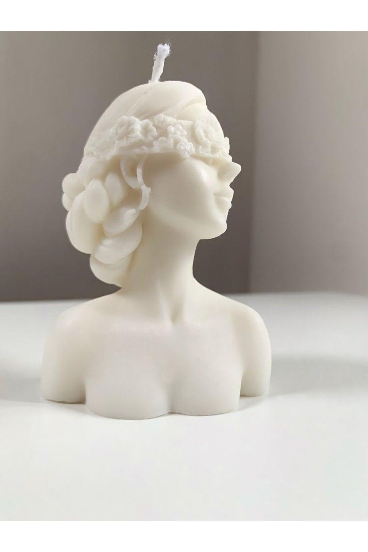 Soy Wax Flower Mask Girl Candle - Swordslife