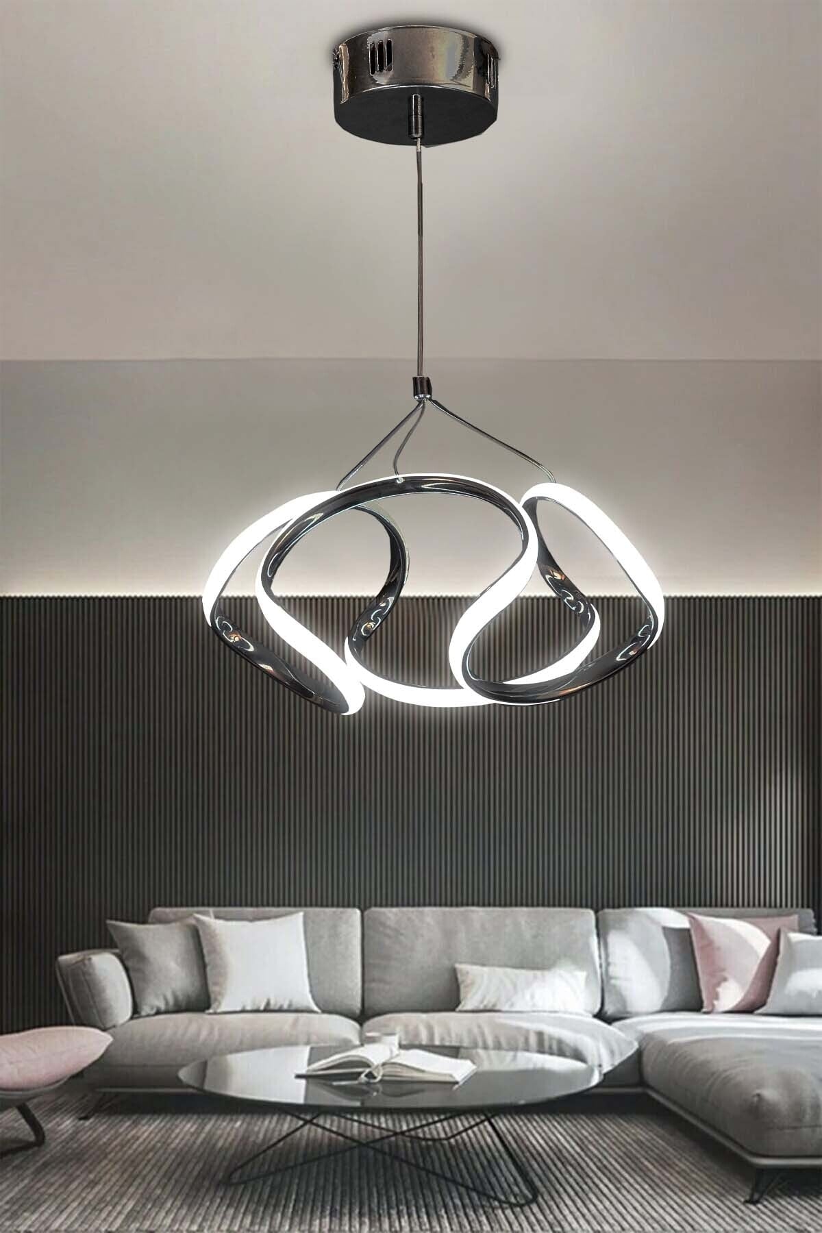 Dron Model Black Pendant Lamp LED Chandelier White Light Modern LED Chandelier