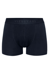 Men's Navy Blue Package Plain Lycra Boxer Shorts 5-Pack