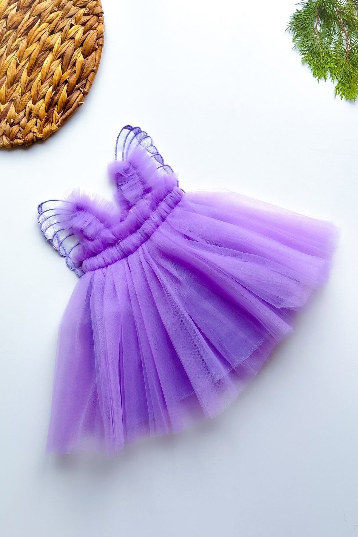 Baby Girl Girl Child Birthday Party Wedding Summer Dress Tulle Tutu Lined Baby Suit Infant Clothing