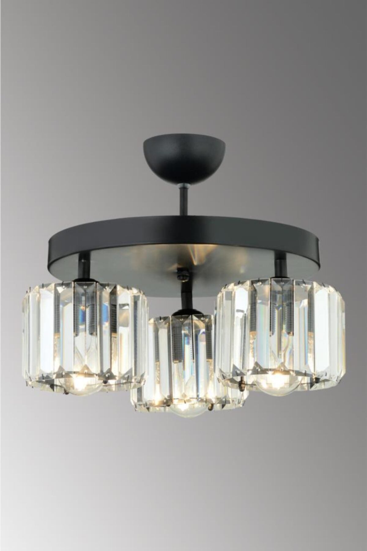 Lara 3-Piece Black Yuv.y-10 Chandelier