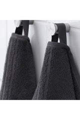 Vagsjön 30x30 Dark Gray 4 Pieces Hand Face Kitchen Drying Rinse Guest Bathroom Hand Towel - Swordslife