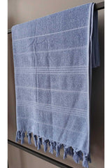 100x170cm Large Beach Bath Shower Towel Fringed 100% Cotton - Swordslife