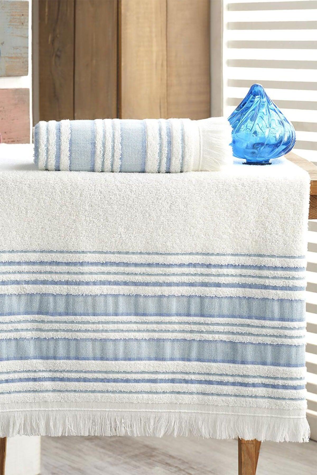 Blue Bath Towel Set 70x140 50x90 - Swordslife