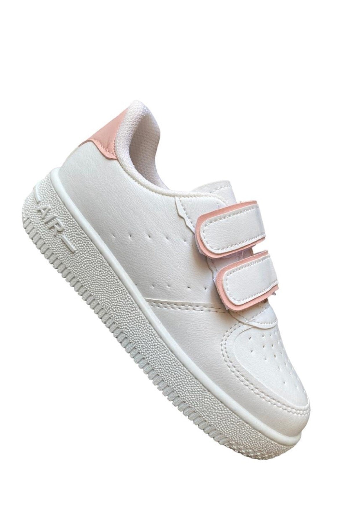Unisex Boys Girls Velcro Sneakers Sneaker - White Powder