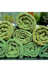 100% Cotton Hand Face Towel 6 Pcs Green Towel Set 30x50 - Swordslife