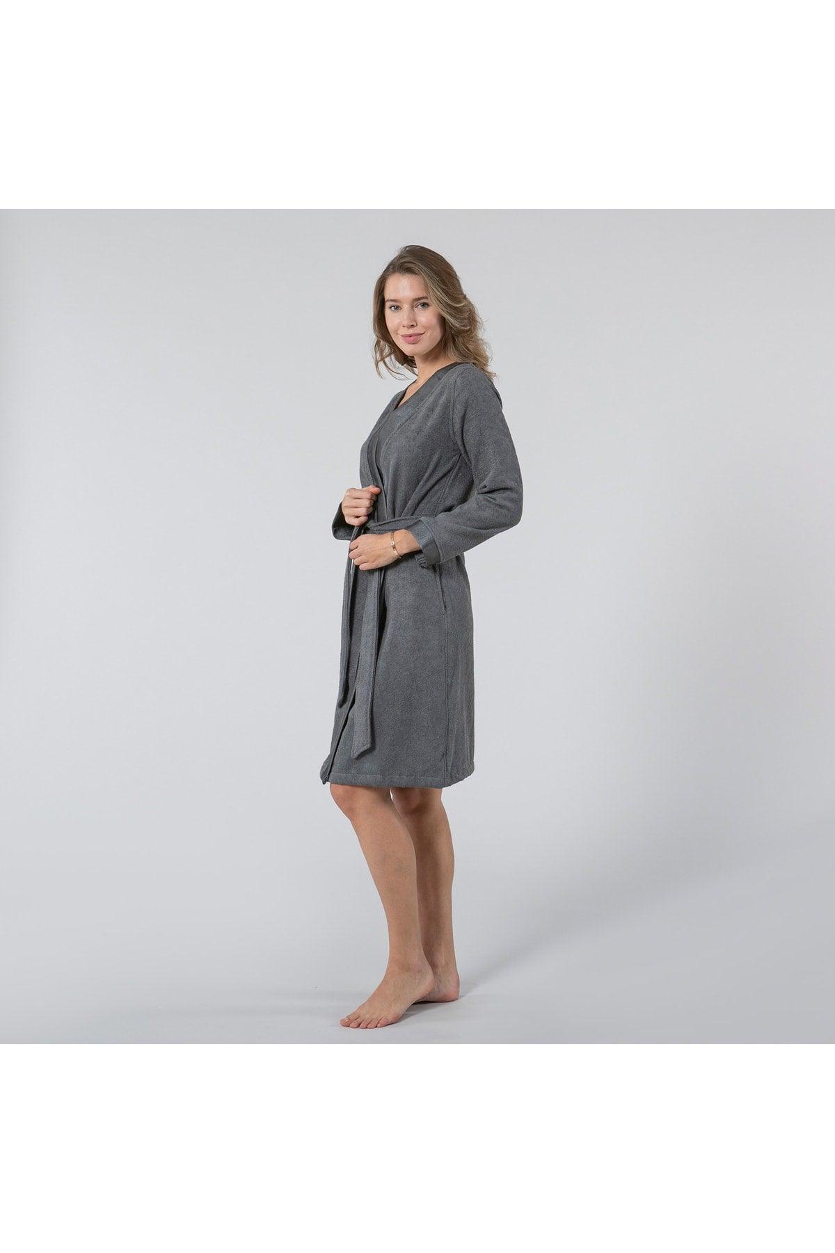 Floss Women's Bathrobe Ash - Swordslife