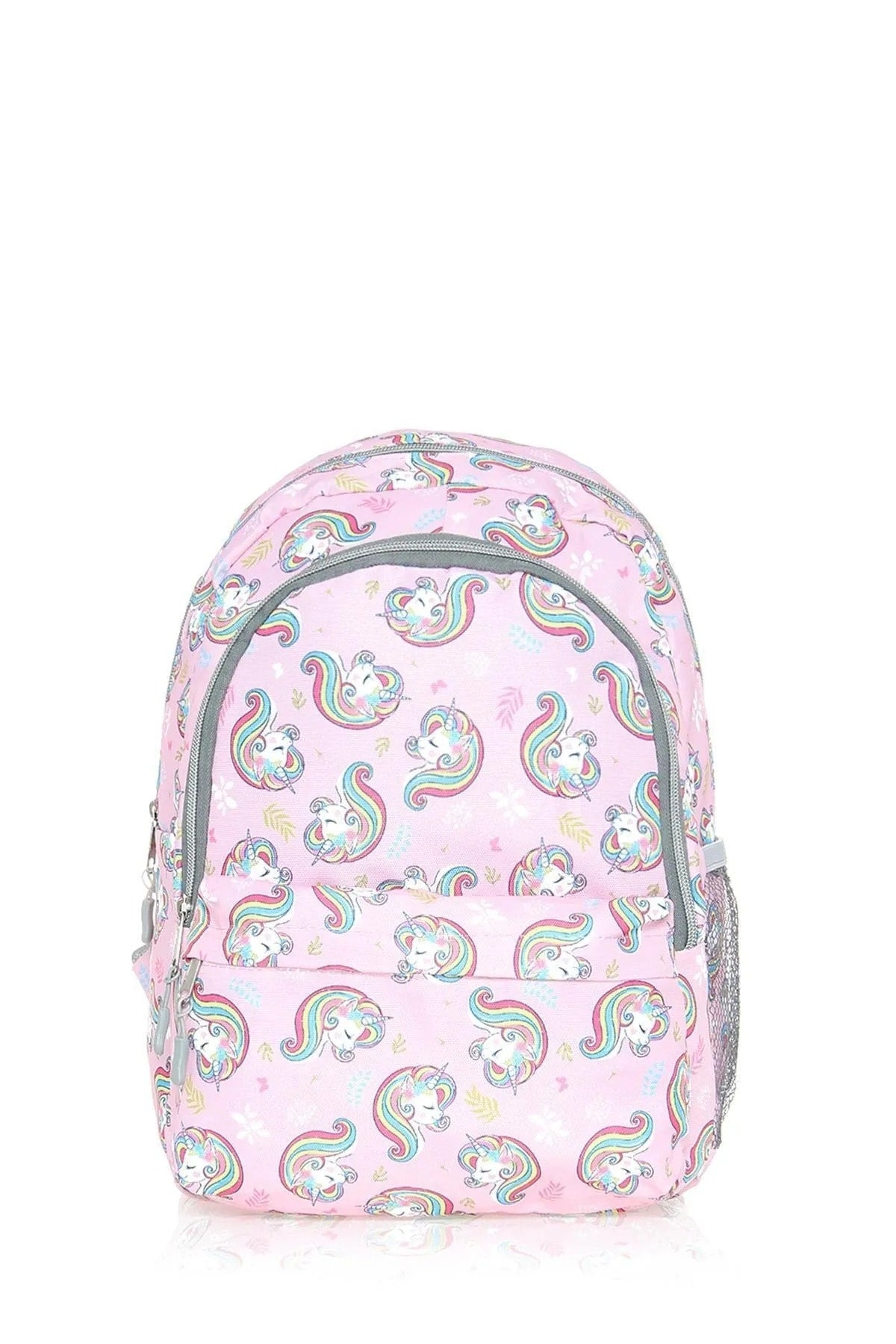 Pink Unicorn Patterned Triple Primary School Bag Set