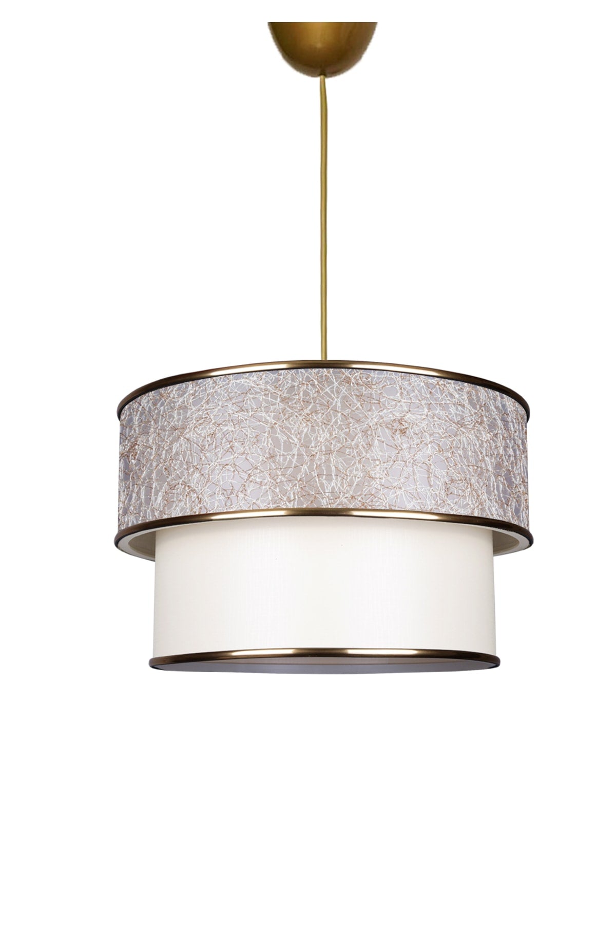 Evmodu Pasta Single Pendant Lamp Chandelier with Gold String