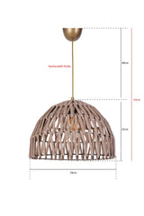 Ligament Chandelier Brown Hnmd-42