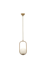 Lorin Single Antique Pendant Lamp White Glass Modern Pendant Lamp Kitchen Living Room Pendant Lamp Chandelier