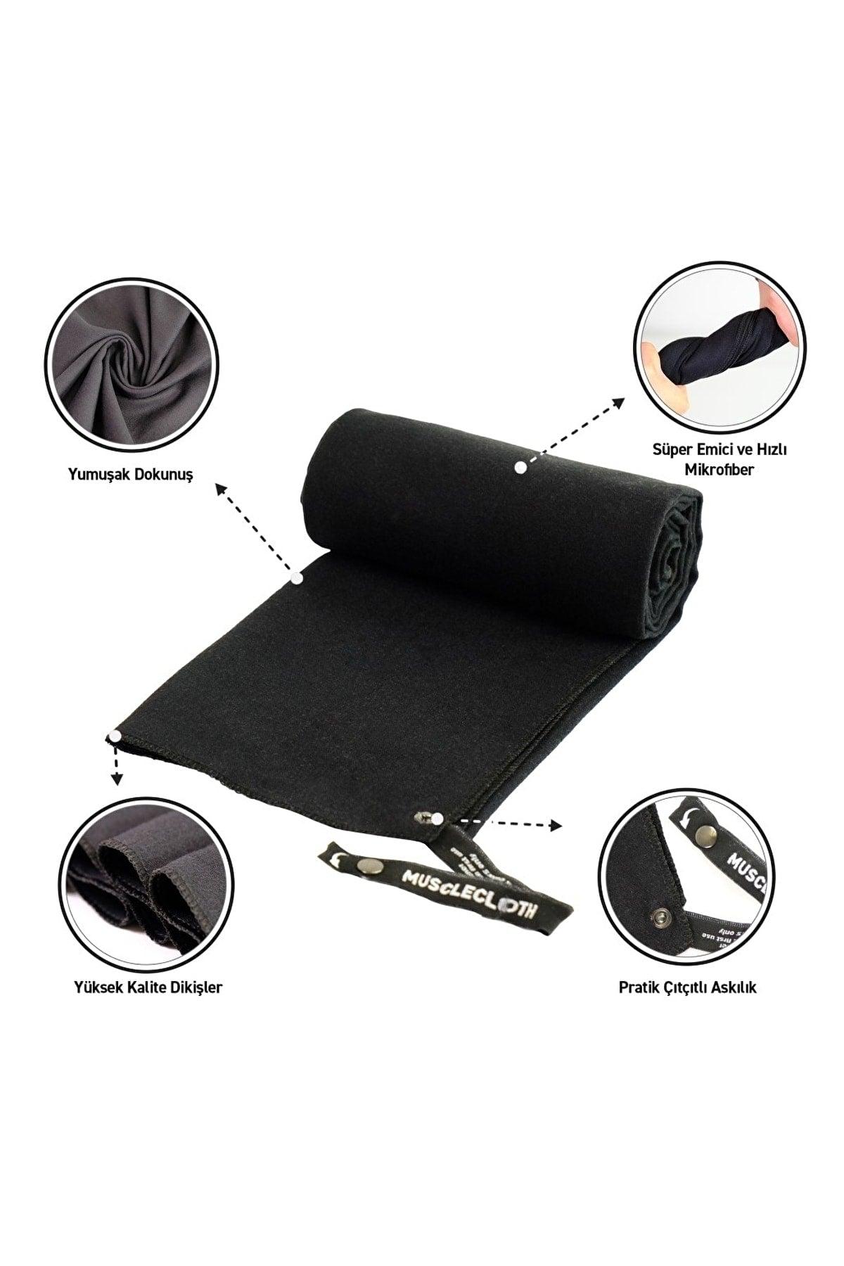 Quick Dry Bag Towel Black - Swordslife