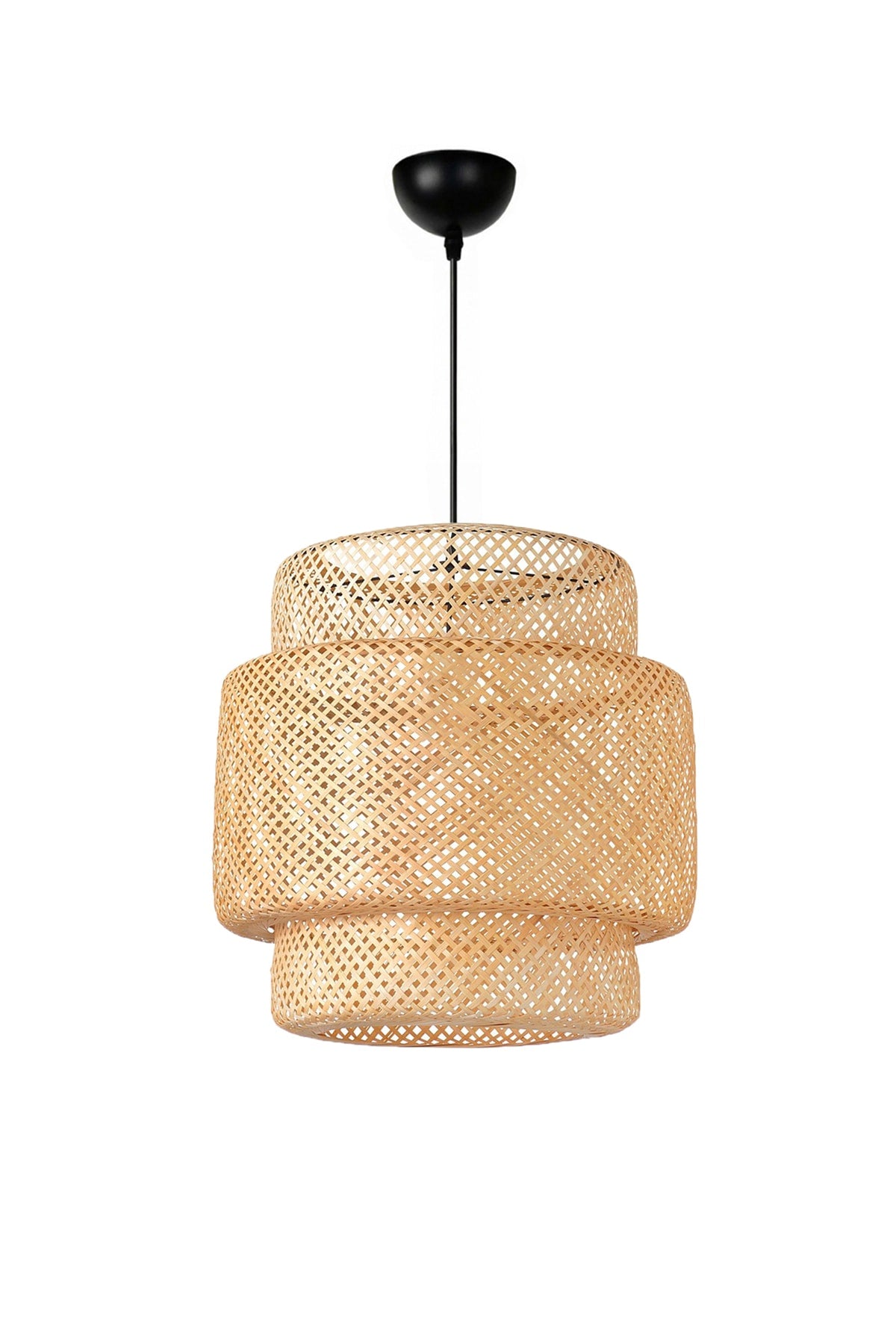 Exclusive Evora Wicker Bohemian Bamboo Pendant Lamp Ayd-3564