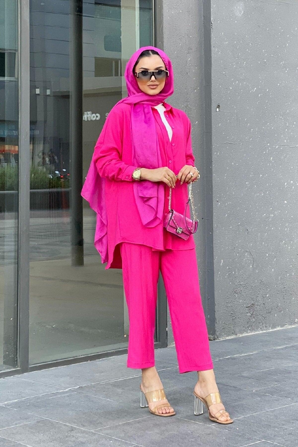 Women's Hijab Suit with Pants - Swordslife