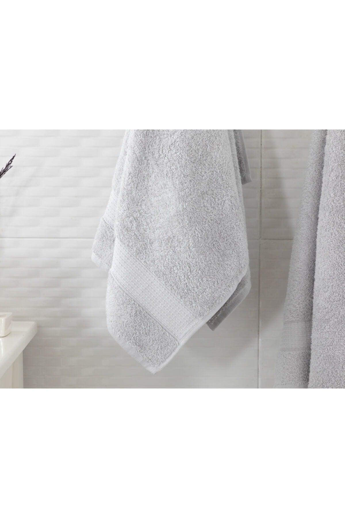 Pure Basic Face Towel 50X90 Cm Gray - Swordslife