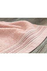 Arıanna Cotton Embroidered Hand Towel 30x40 Cm Pink - Swordslife