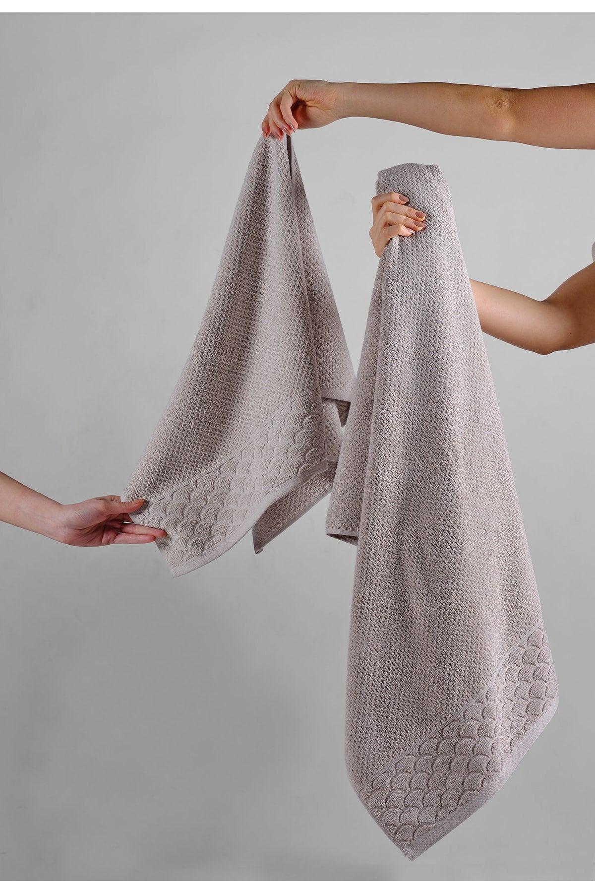 | Extra Soft Cotton Rice Knitted Towel Set of 2 - Swordslife