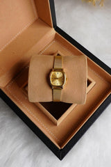 Women's Wristwatch Minimal Gold Mesh Steel Band Wristwatch - Swordslife