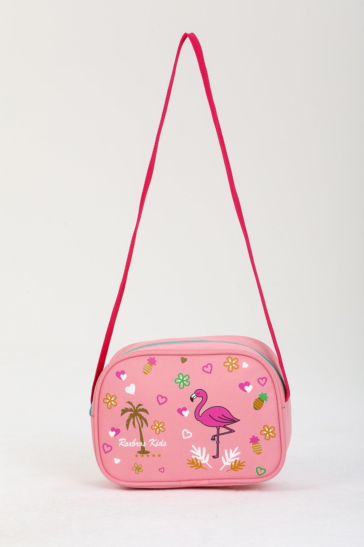 Pink Flamingo Primary School Bag + Lunch Box Girls