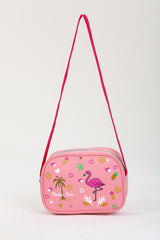 Pink Flamingo Primary School Bag + Lunch Box Girls