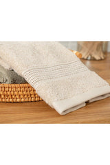 Deluxe Cotton Low Twist Hand Towel 30x50 Cm Beige - Swordslife