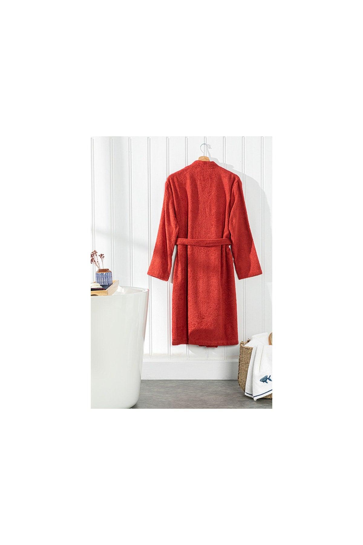 Plain Cotton Bathrobe L-xl Tile - Swordslife