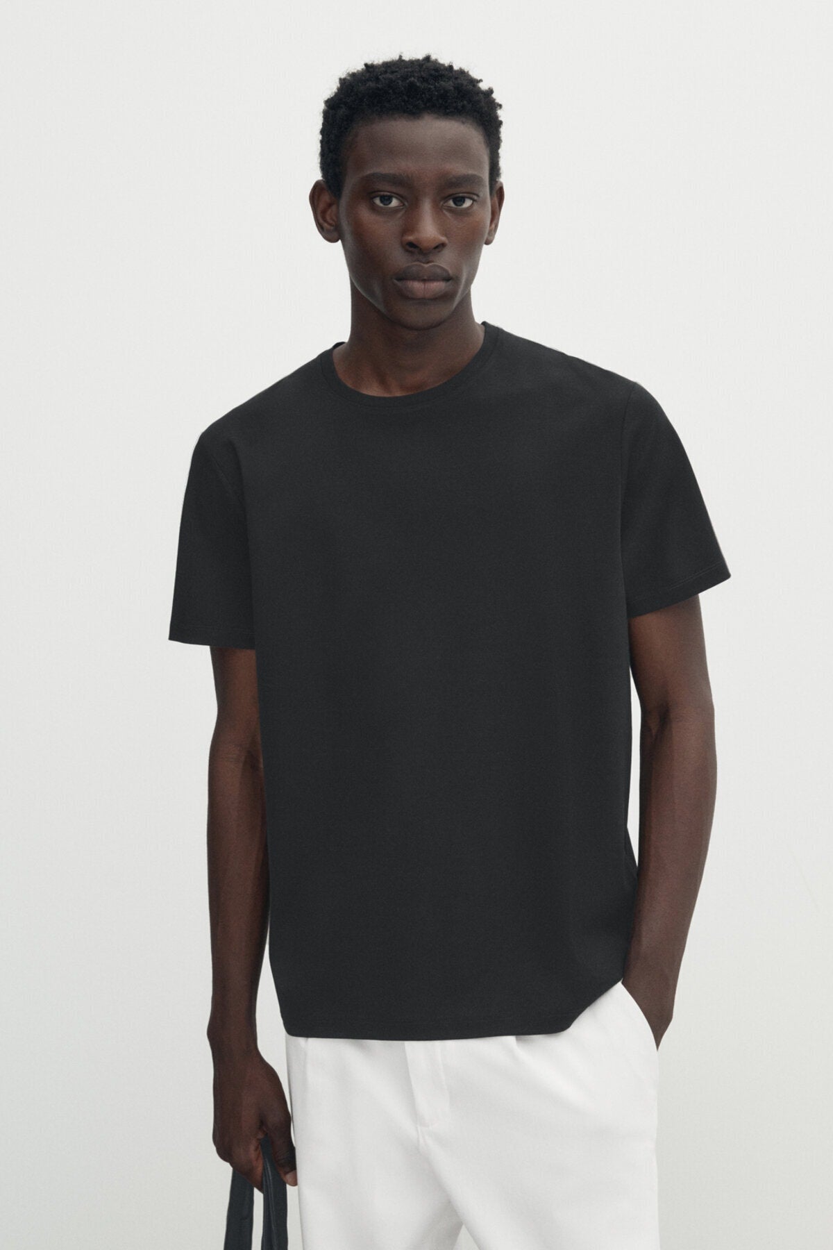 Short Sleeve Mercerized Cotton T-shirt