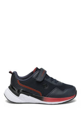 Coupon Mesh Jr Navy Blue Boys Sneakers