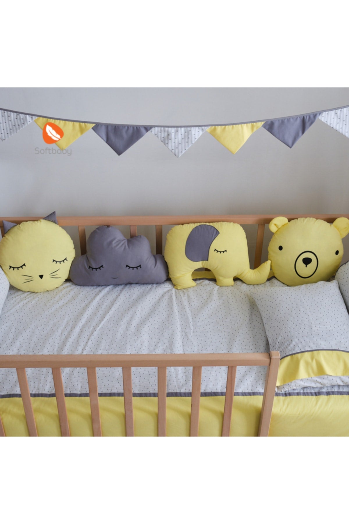 Stars Yellow Montessori Sleeping Set