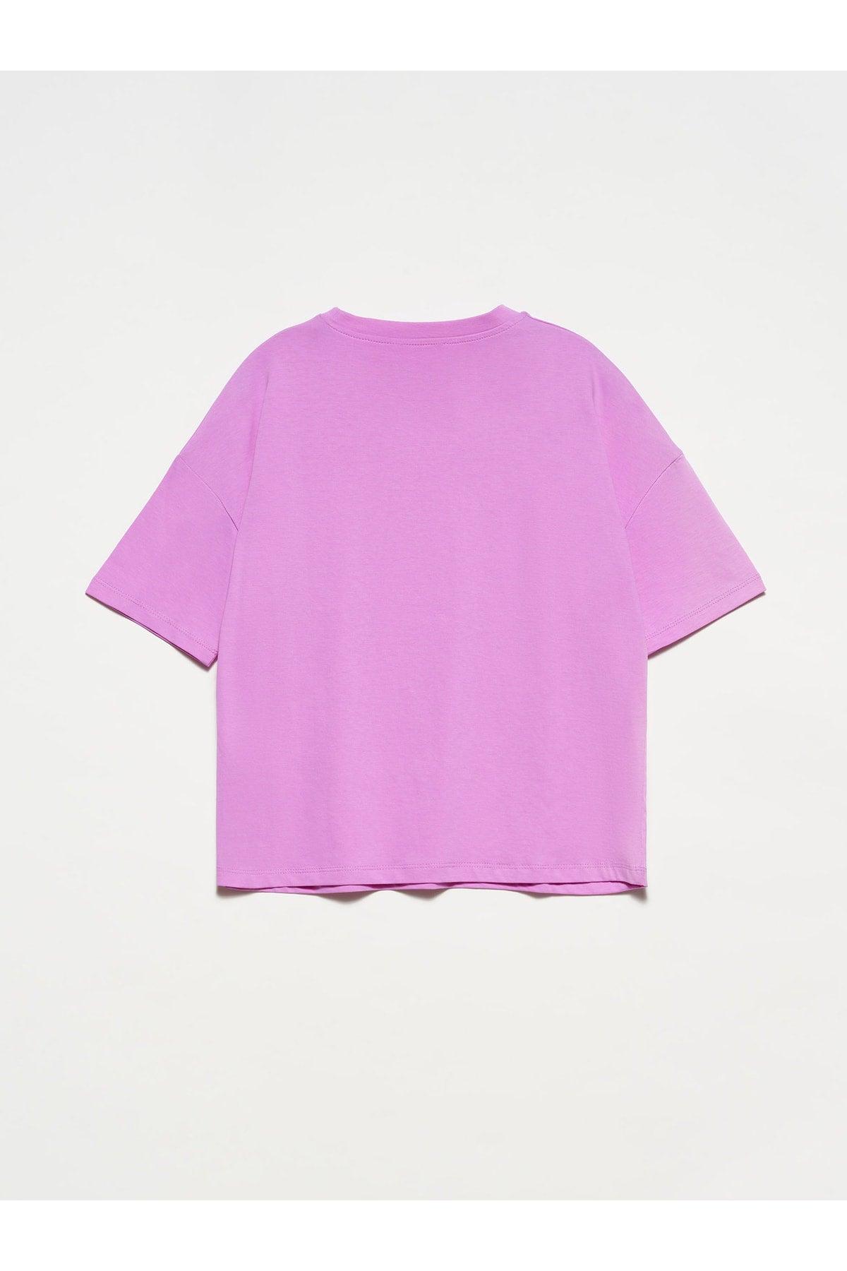 3683 Basic T-shirt-dark Lilac - Swordslife