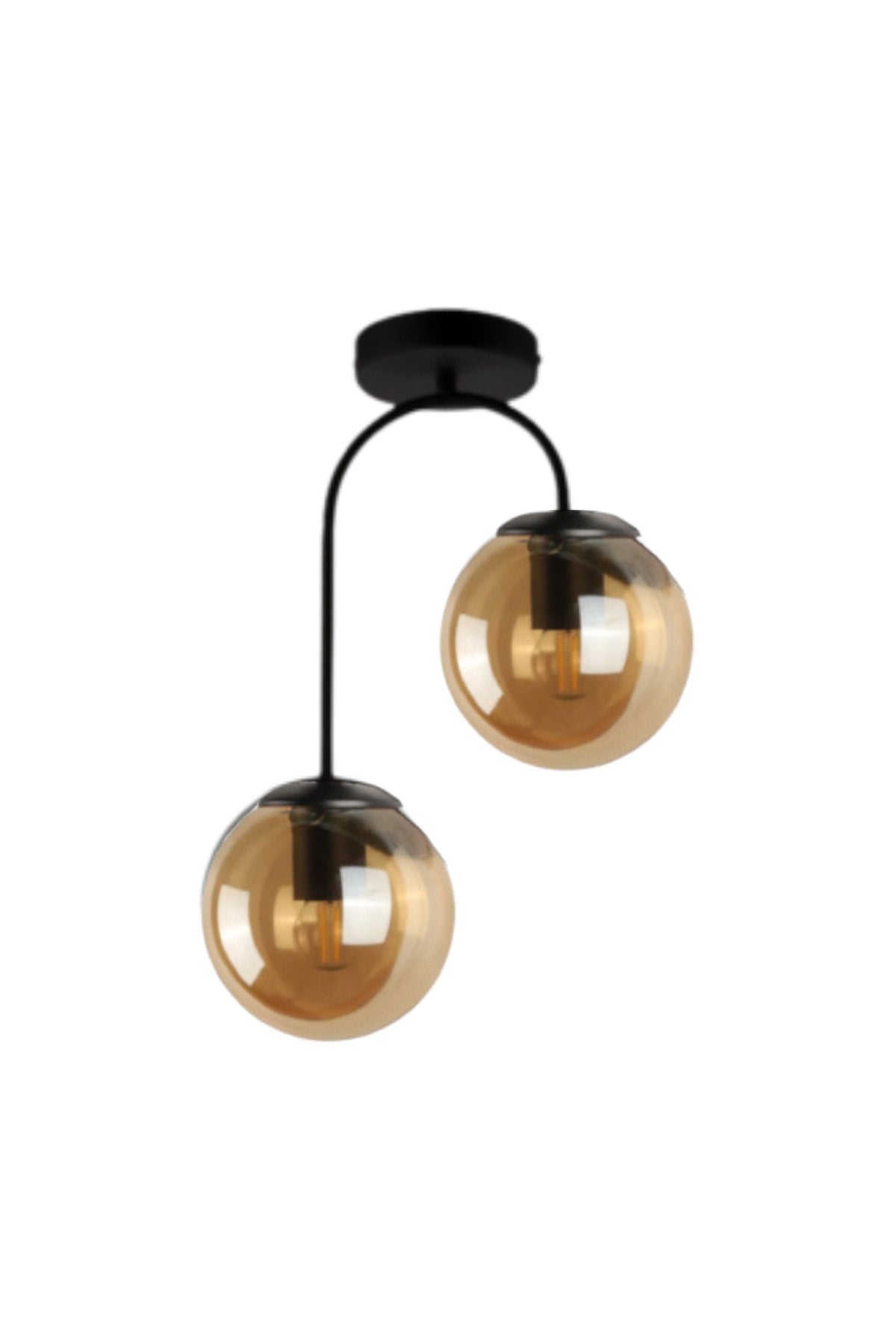 Otal 2-Piece Lounge Bal Globe Glass - Chandelier - Living Room - Kitchen - Hall