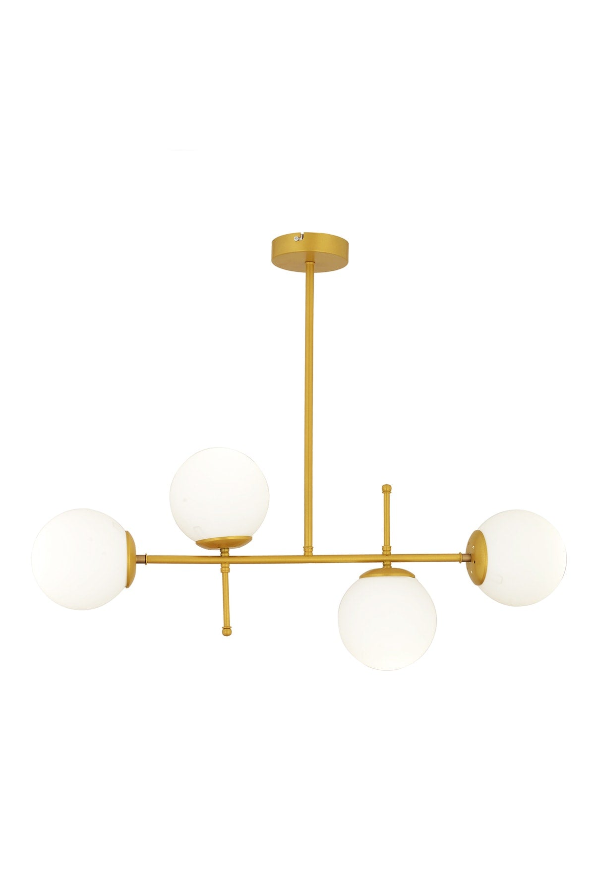 Günay 4-Piece Gold Modern Kitchen Dining Table Top Bedroom Living Room Chandelier