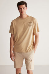 Fınn Oversize Beige Single T-shirt