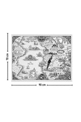 Shadow And Bone Grishaverse Map Wall Covering Rug 70x90 Cm - Swordslife