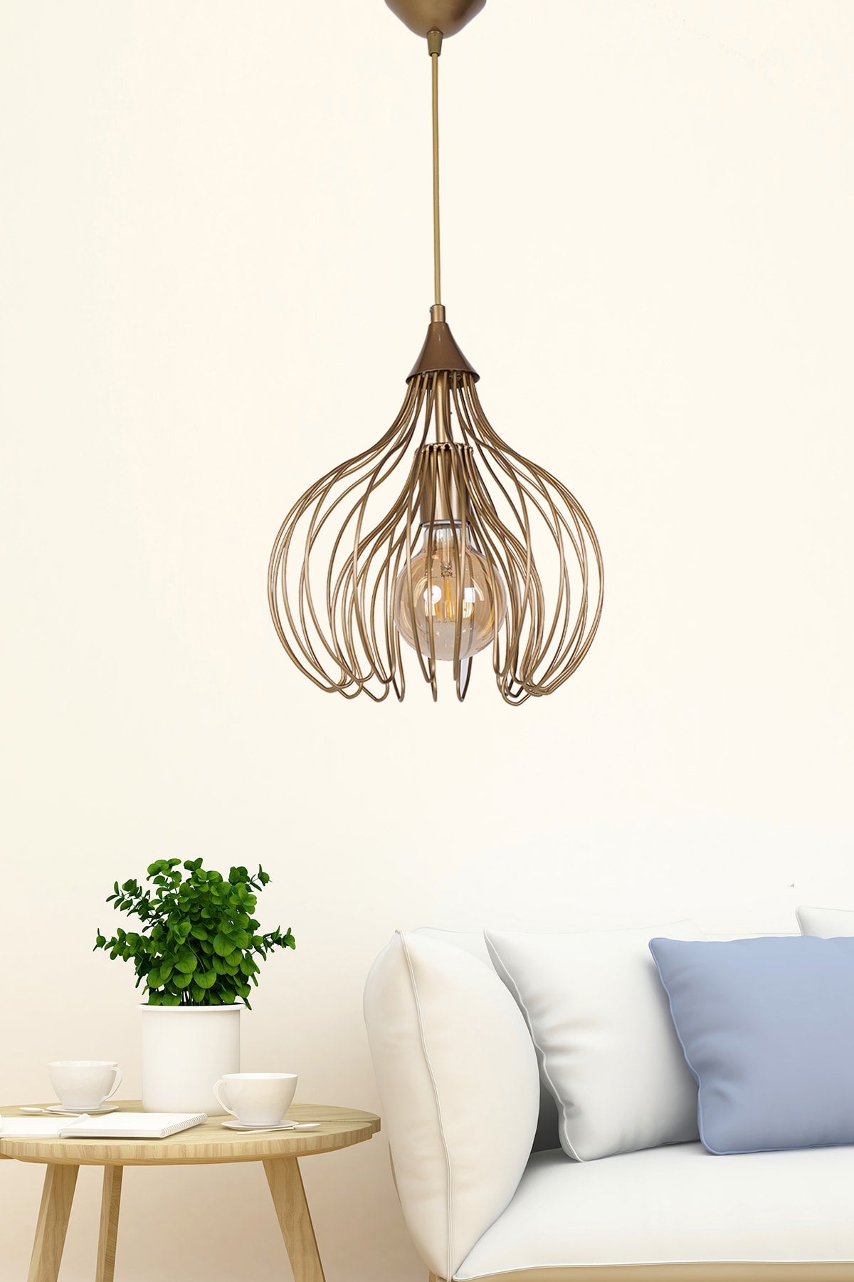 Ruban Gold Chandelier Mtla-46