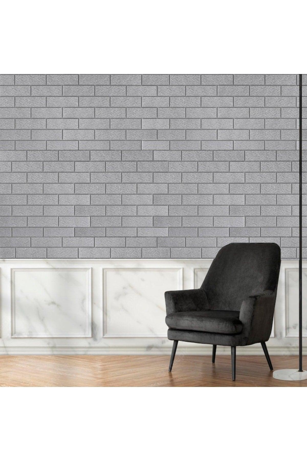 Gray Self Adhesive Wallpaper Covering Panel - Swordslife