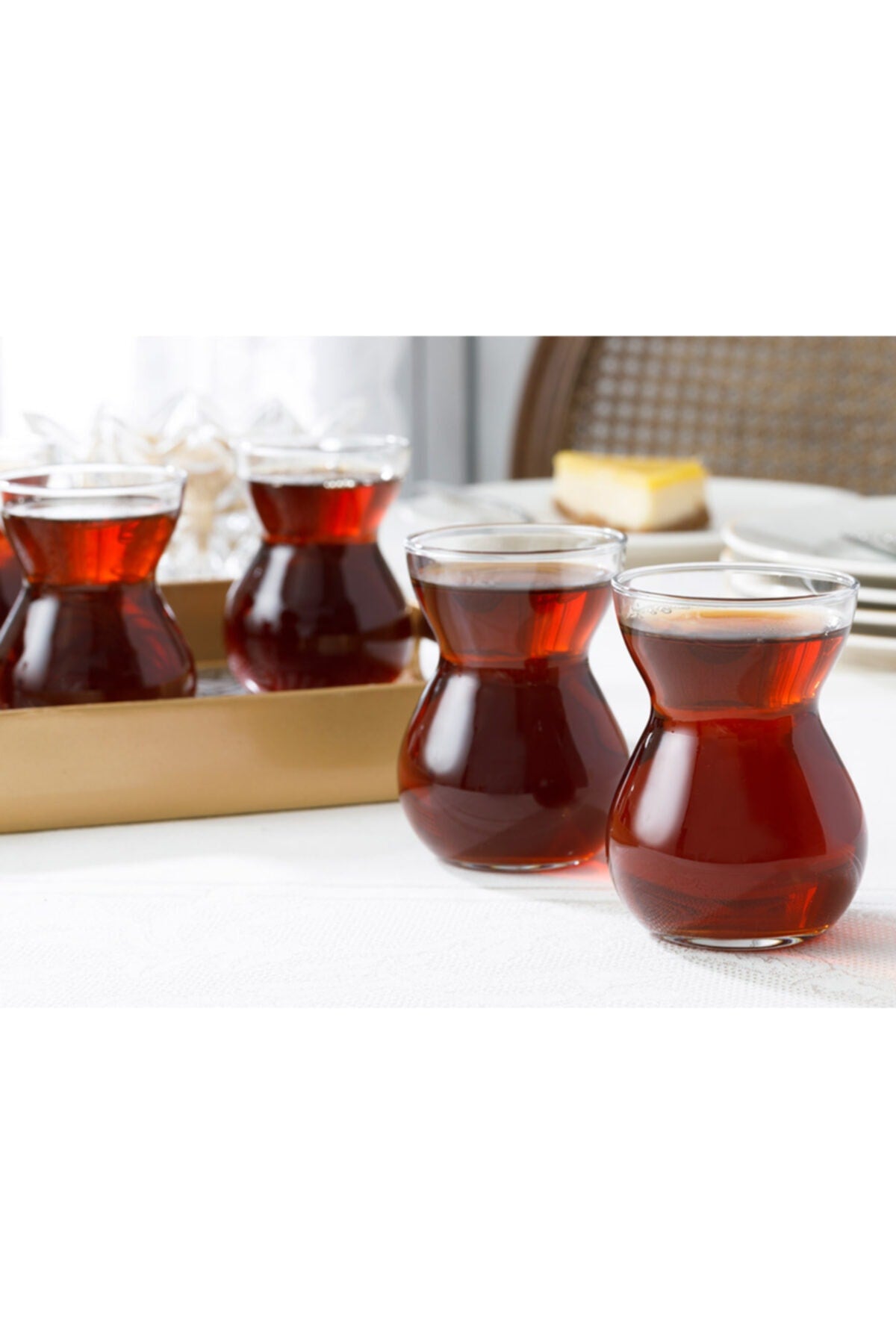 Ethnic Glass 6 Piece Tea Glass 140 ml