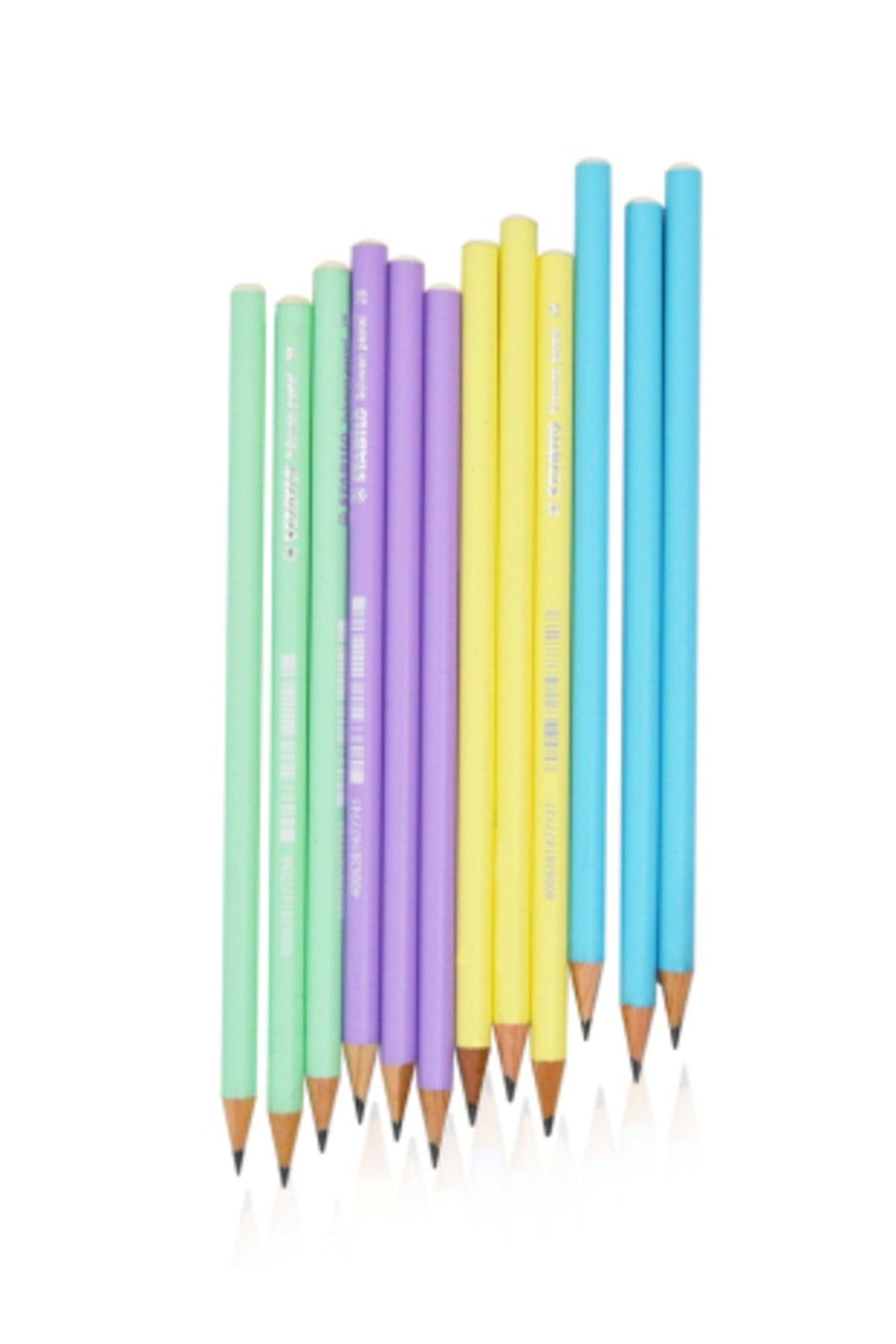 2b Pencil 12 Pack (MIXED COLORS)