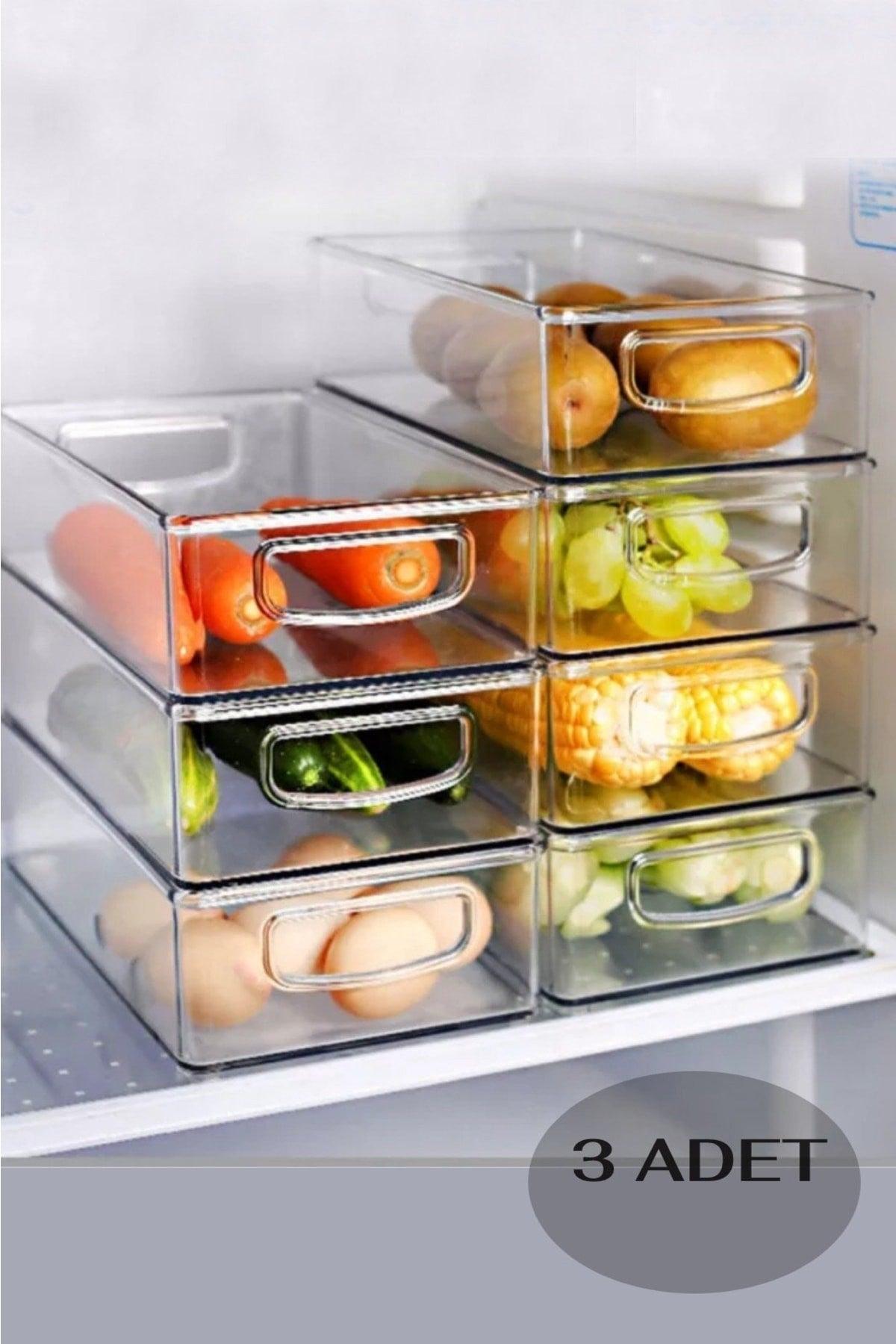 3' Fridge Organizer Stackable