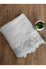 3D Gulsen Cream Velvet Towel 50&90