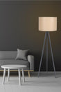 3 Leg Long Floor Lamp Cream - Swordslife