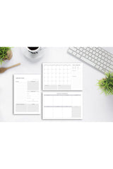 3 Pcs Desktop Planner Set (daily